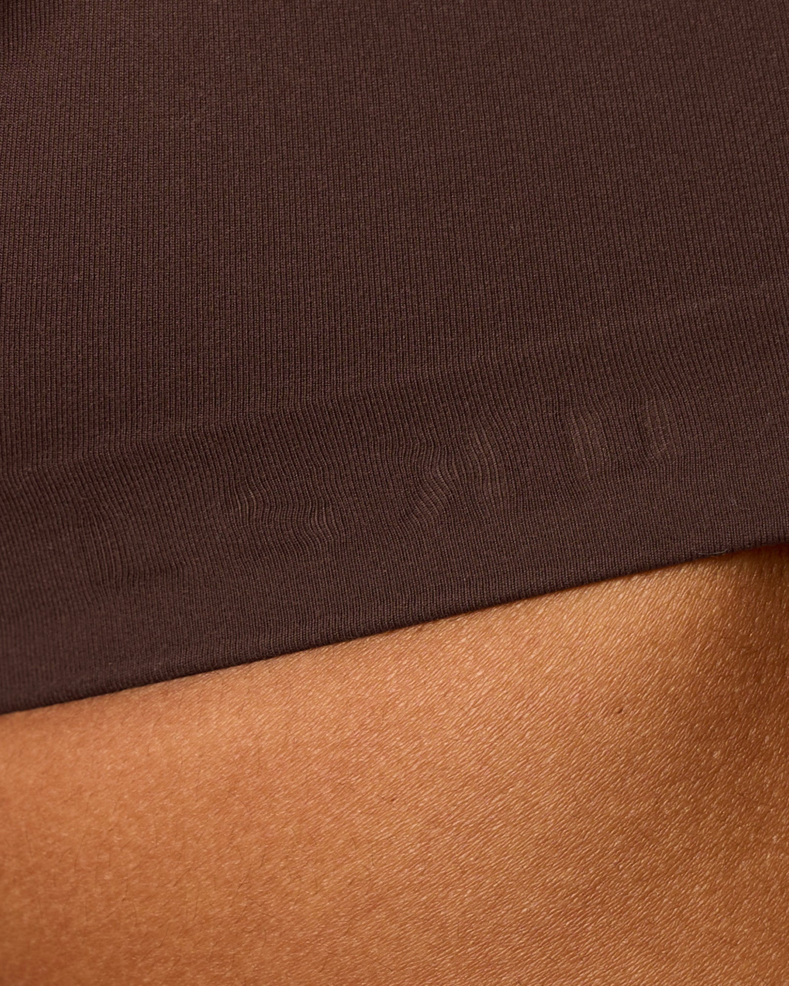 Flow Bonded Scoop Neck Sports Bra - Hot Chocolate