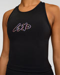 Flow Graphic Performance Tank 2.0 - Black-Radiate
