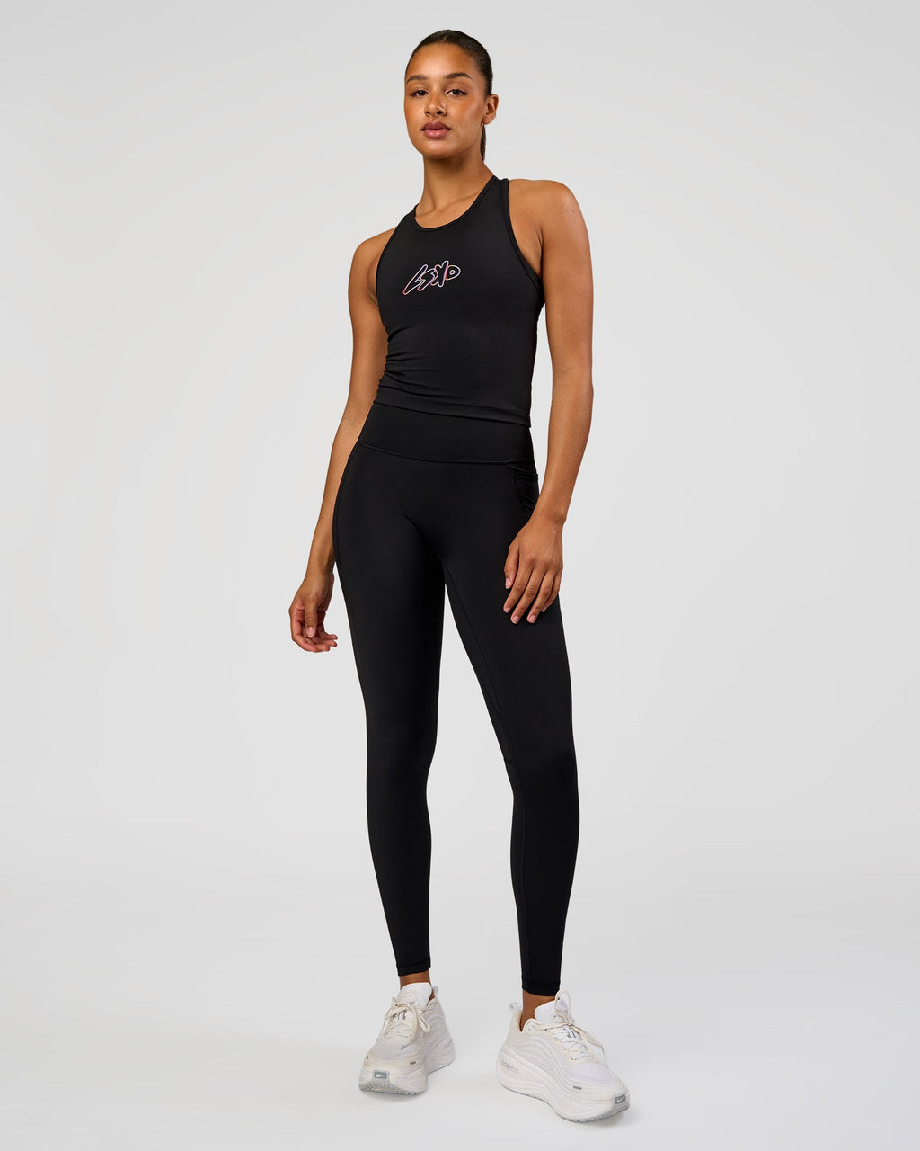 Fusion Graphic Ultra High-Rise Full Length Legging Pockets - Black-Radiate