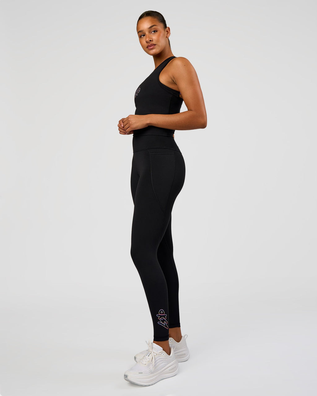 Fusion Graphic Ultra High-Rise Full Length Legging Pockets - Black-Radiate