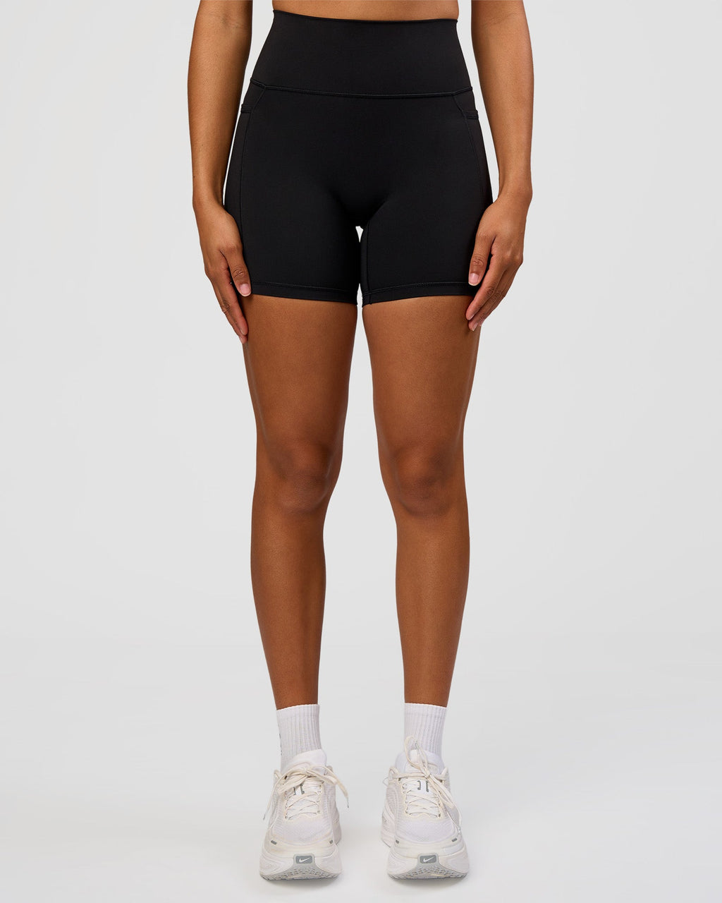 Fusion Graphic Ultra High-Rise 6" Short Pockets - Black-Radiate