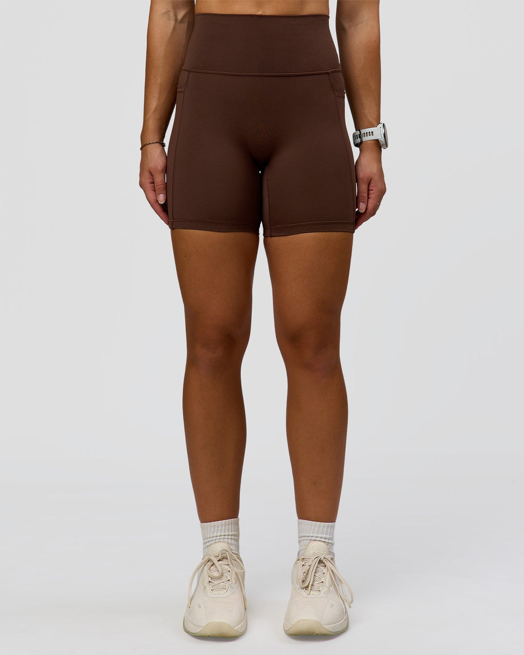 CF Fusion Ultra High-Rise 6" Short Pockets - Hot Chocolate