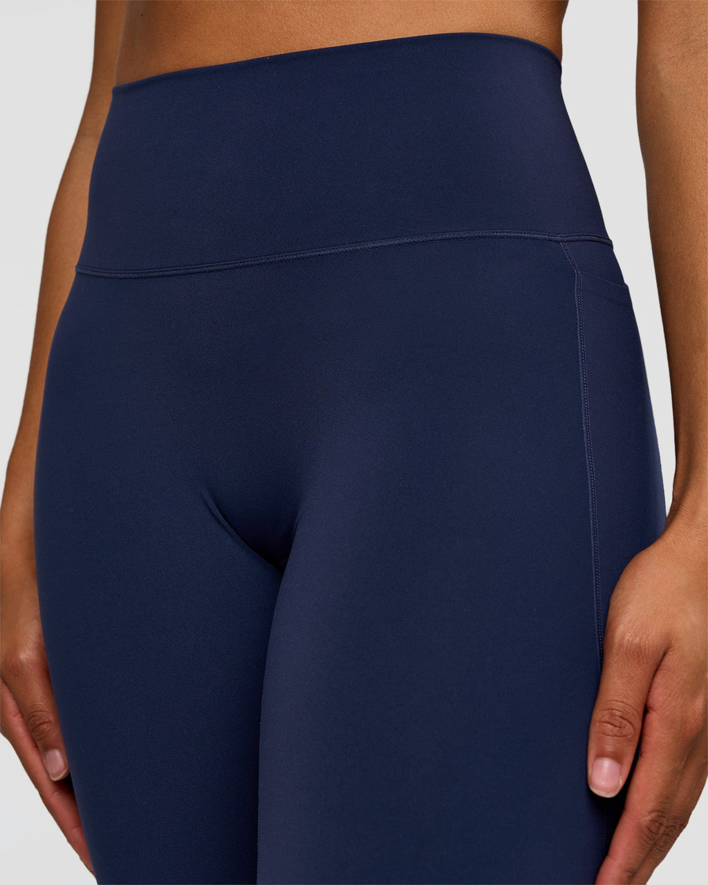 Fusion V-Contour High-Rise Flared Tall Legging Pockets - Future Navy