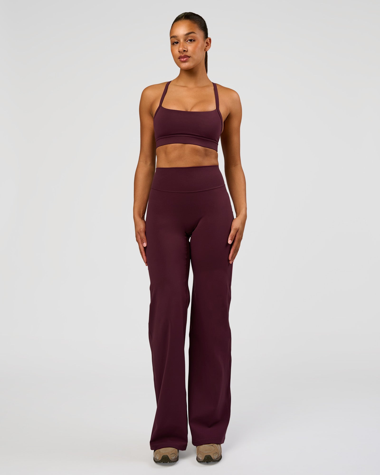 Fusion V-Contour High-Rise Tall Pant - Cherry Lacquer