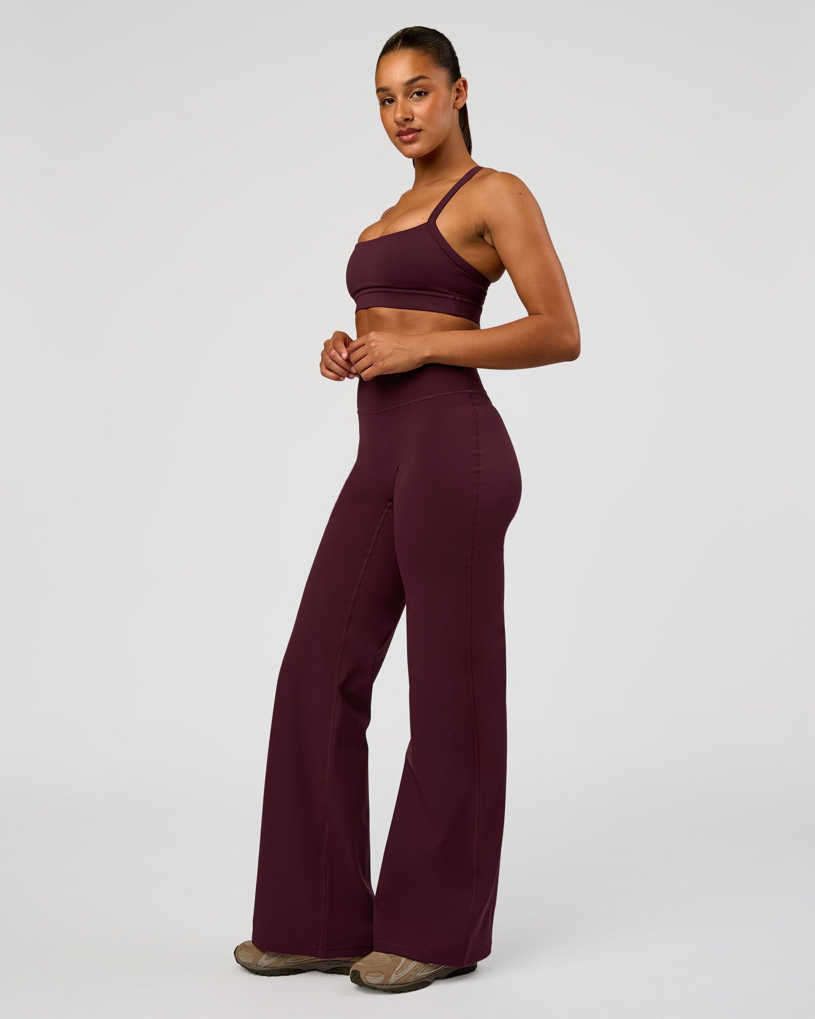 Fusion V-Contour High-Rise Tall Pant - Cherry Lacquer