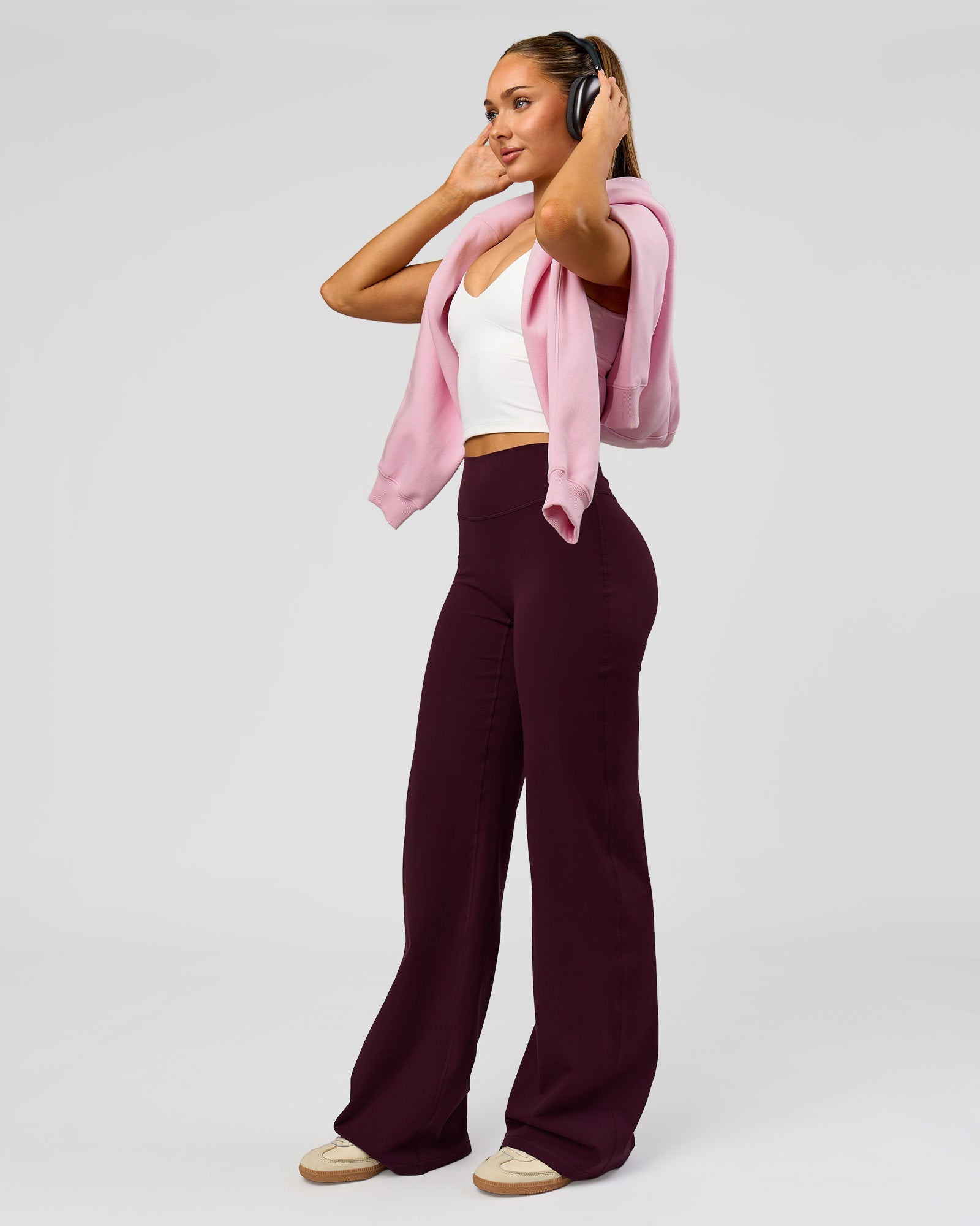 Fusion V-Contour High-Rise Tall Pant - Cherry Lacquer
