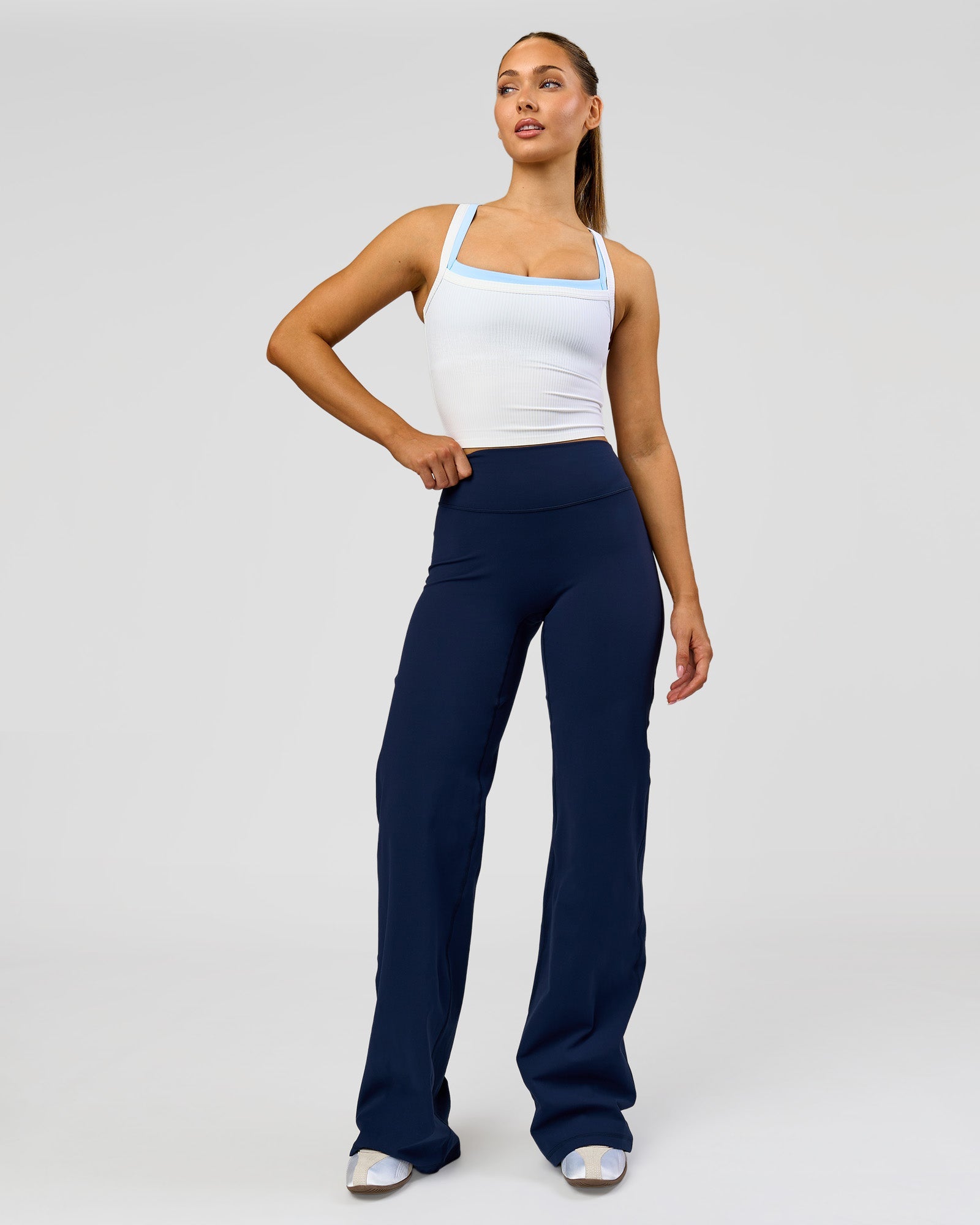 Fusion V-Contour High-Rise Tall Pant - Future Navy