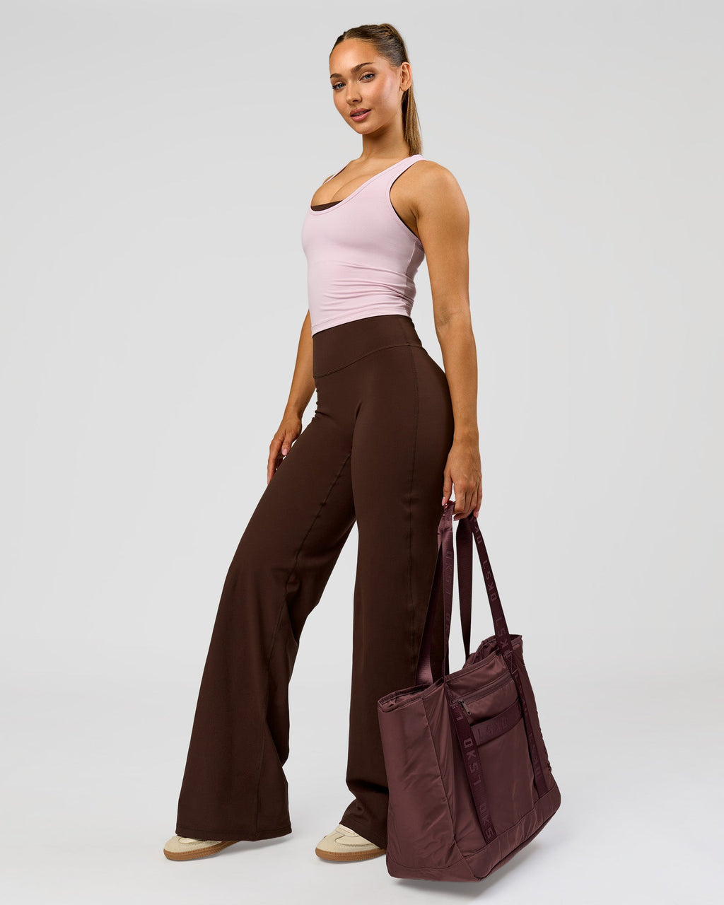 Fusion V-Contour High-Rise Tall Pant - Hot Chocolate
