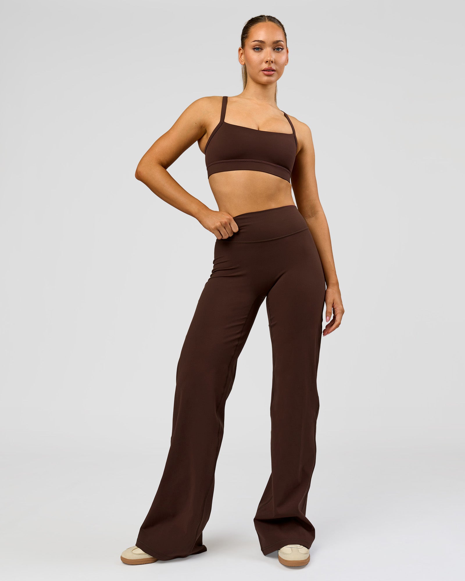 Fusion V-Contour High-Rise Tall Pant - Hot Chocolate