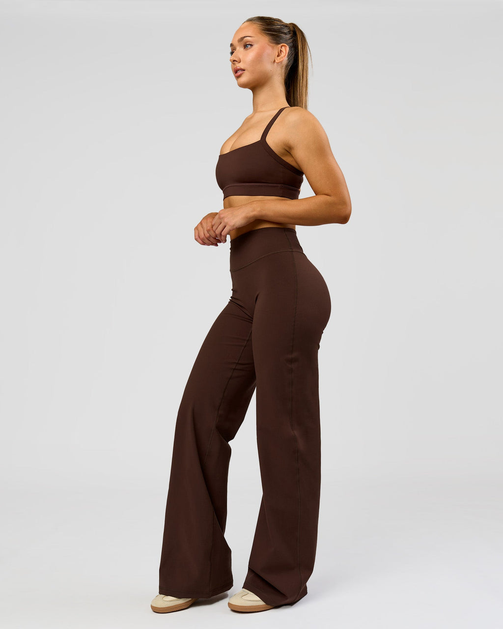 Fusion V-Contour High-Rise Tall Pant - Hot Chocolate