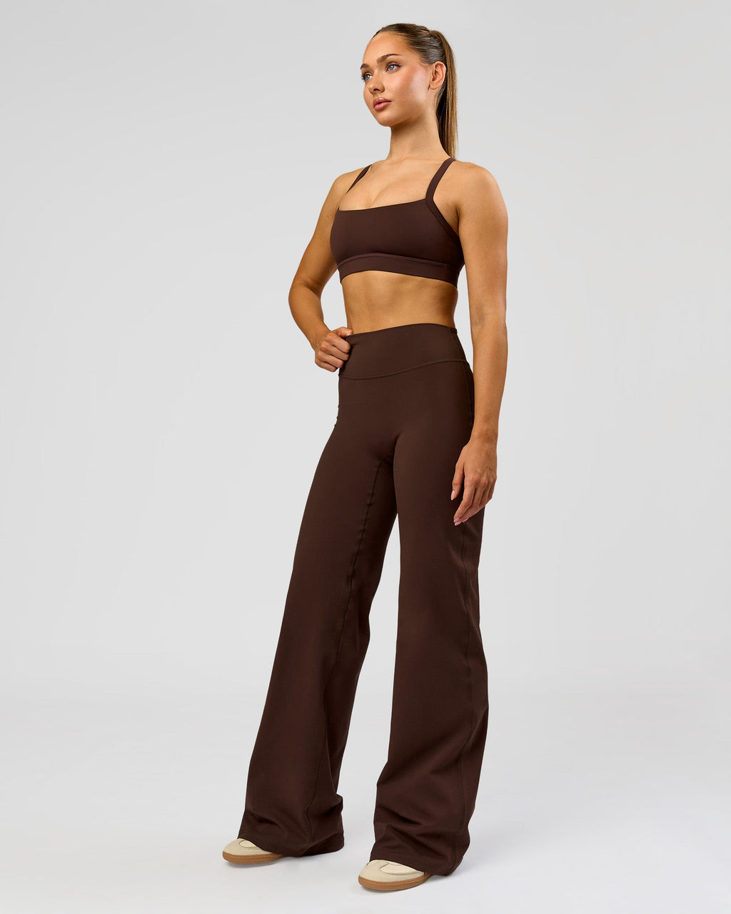 Fusion V-Contour High-Rise Tall Pant - Hot Chocolate