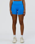 Fusion V-Contour Ultra High-Rise 6" Short Pockets - Palace Blue