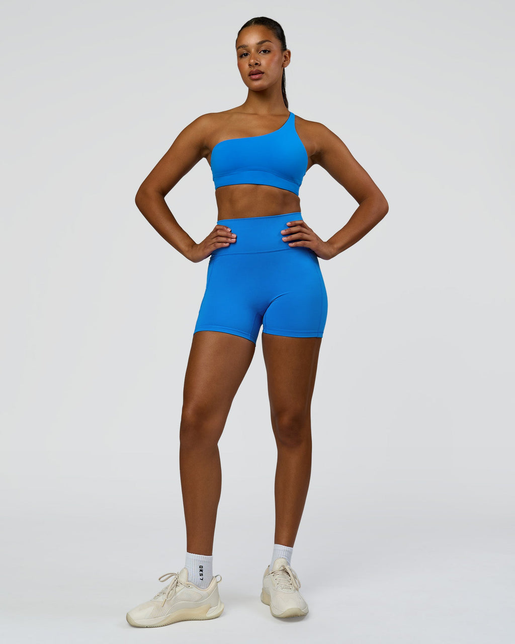 Fusion V-Contour Ultra High-Rise 4" Short Pockets - Palace Blue
