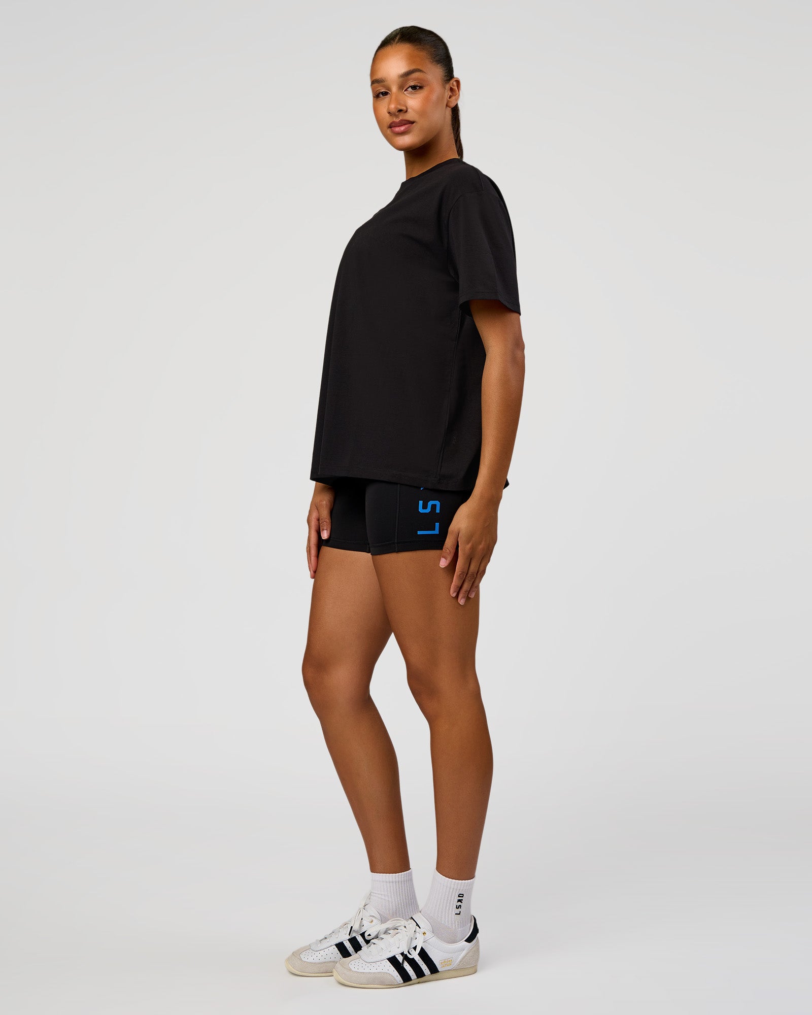 Go-To Love The Process FLXCotton Tee - Black-Palace Blue