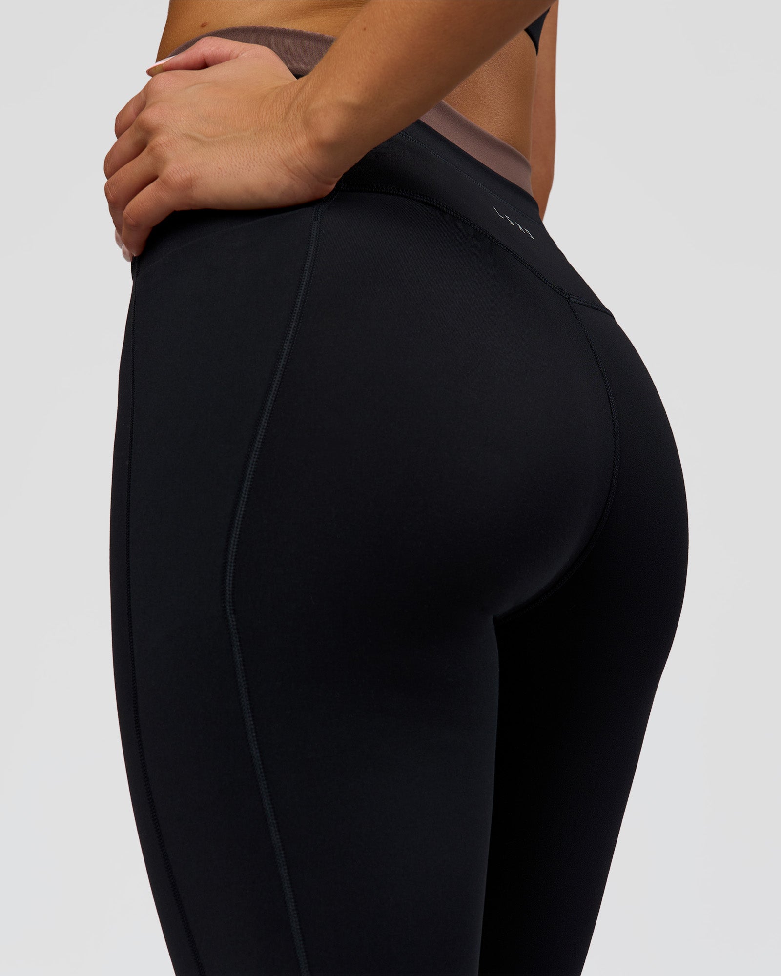 Liberate High-Rise Full Length Legging Pockets - Black-Cocoa Powder