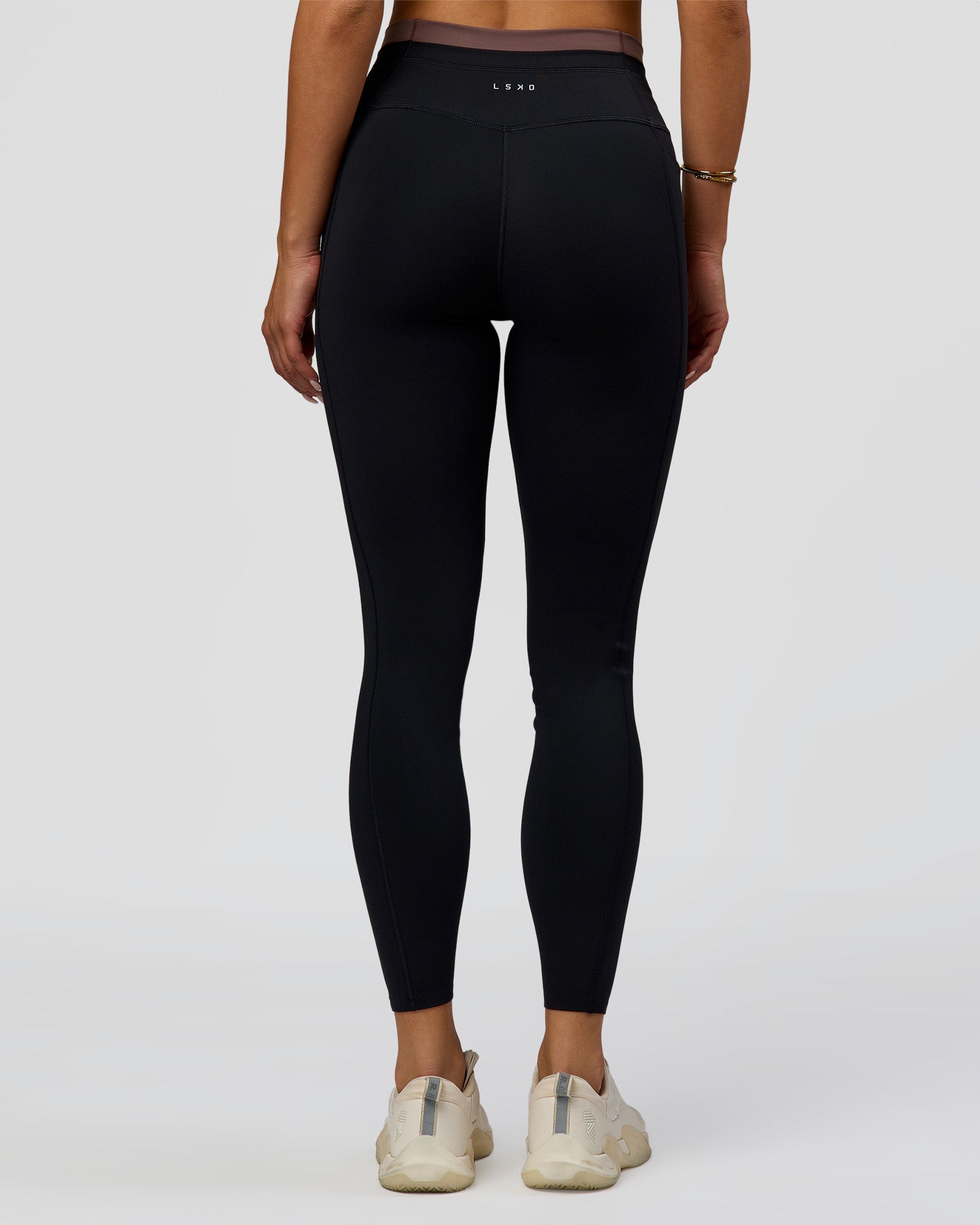 Liberate High-Rise Full Length Legging Pockets - Black-Cocoa Powder