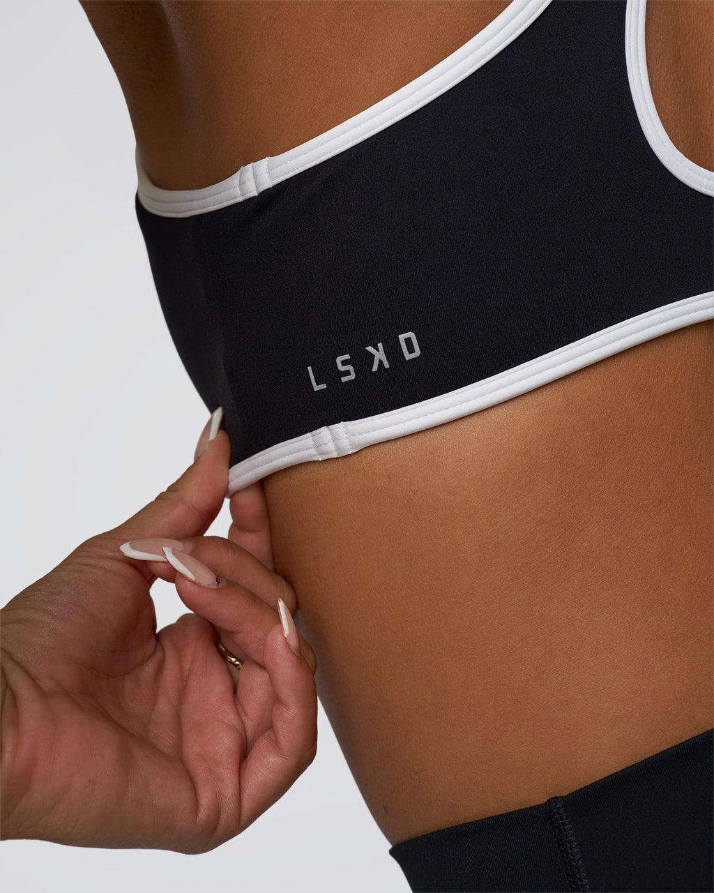 Luminous Sports Bra - Black-White