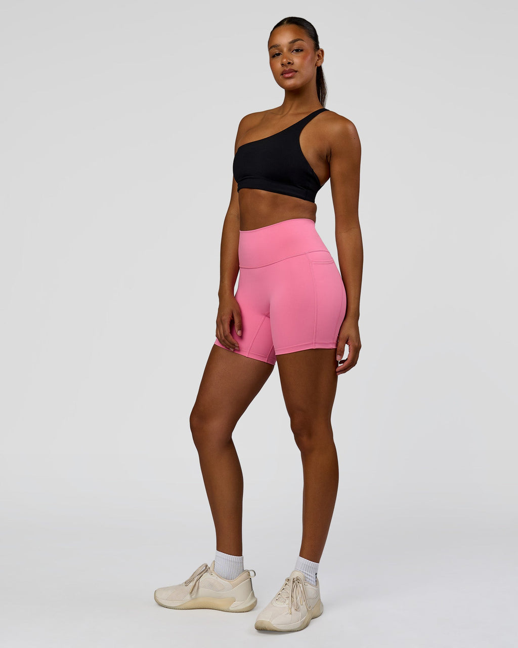 Muse Asymmetric  Sports bra - Black
