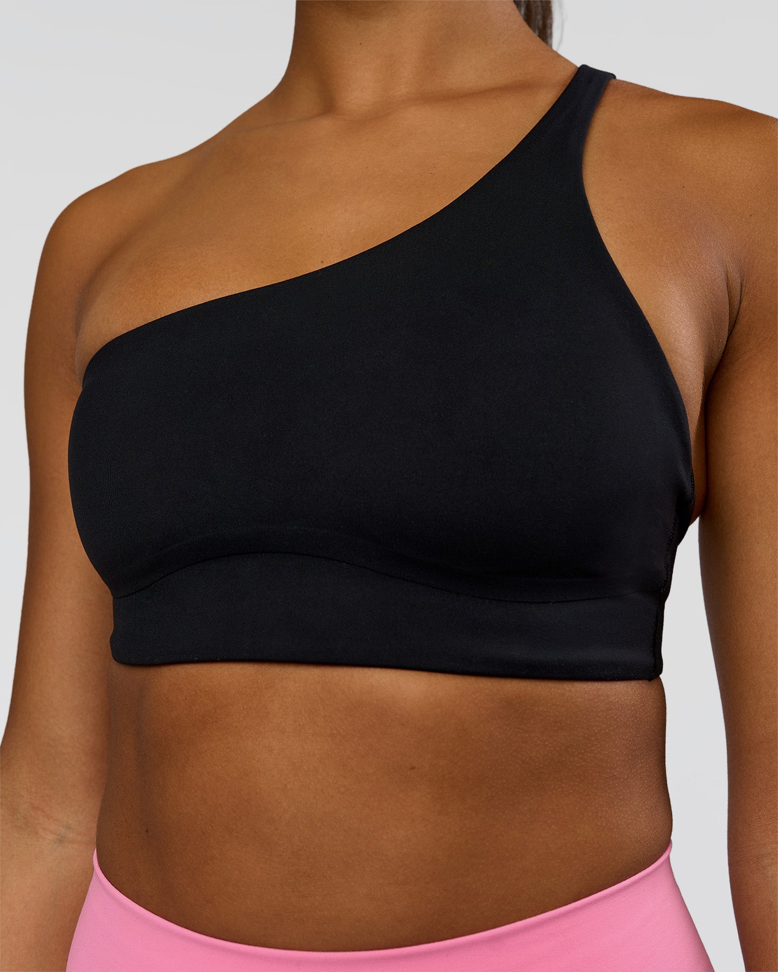 Muse Asymmetric  Sports bra - Black
