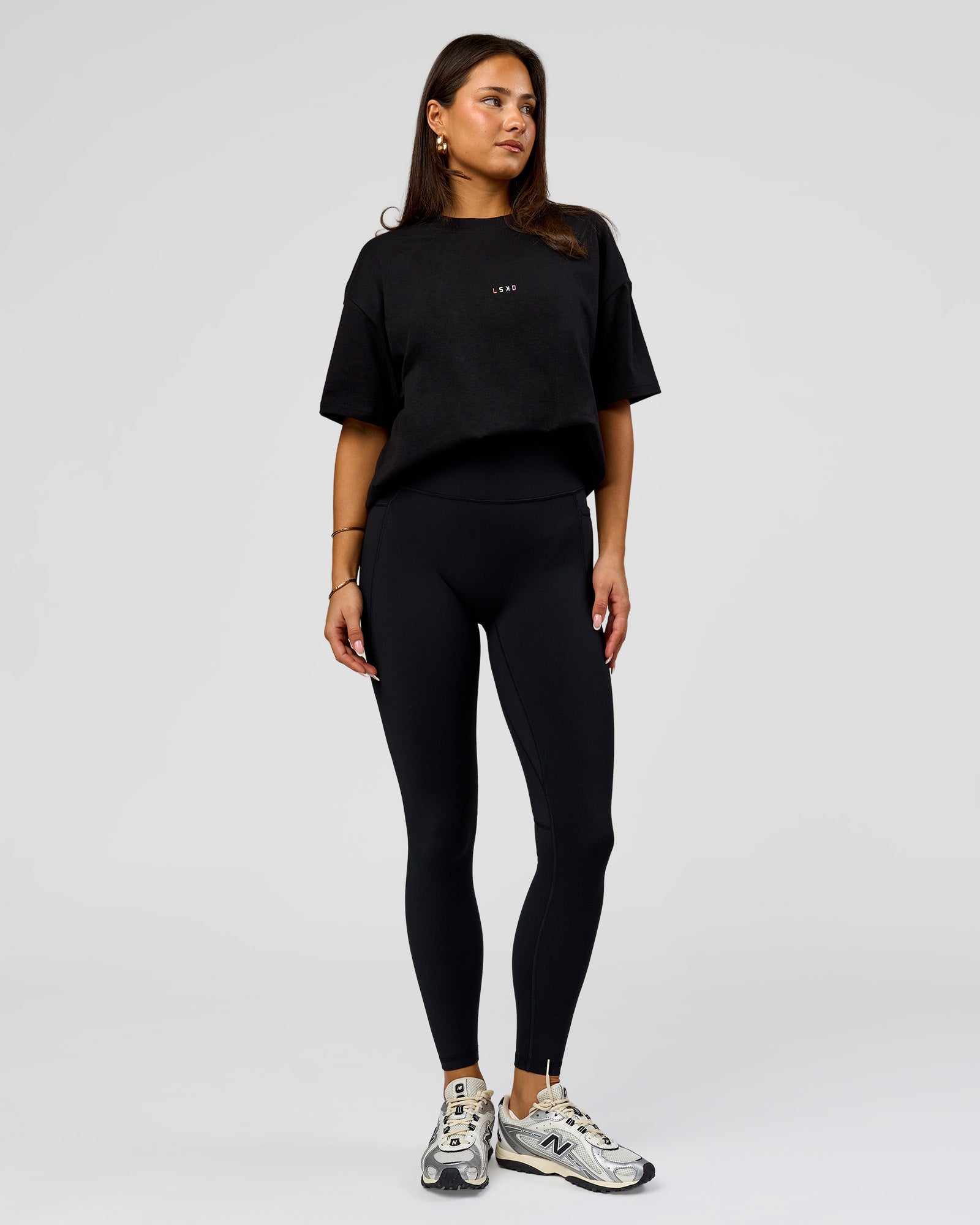 Pride Sticker Boxy Tee - Black
