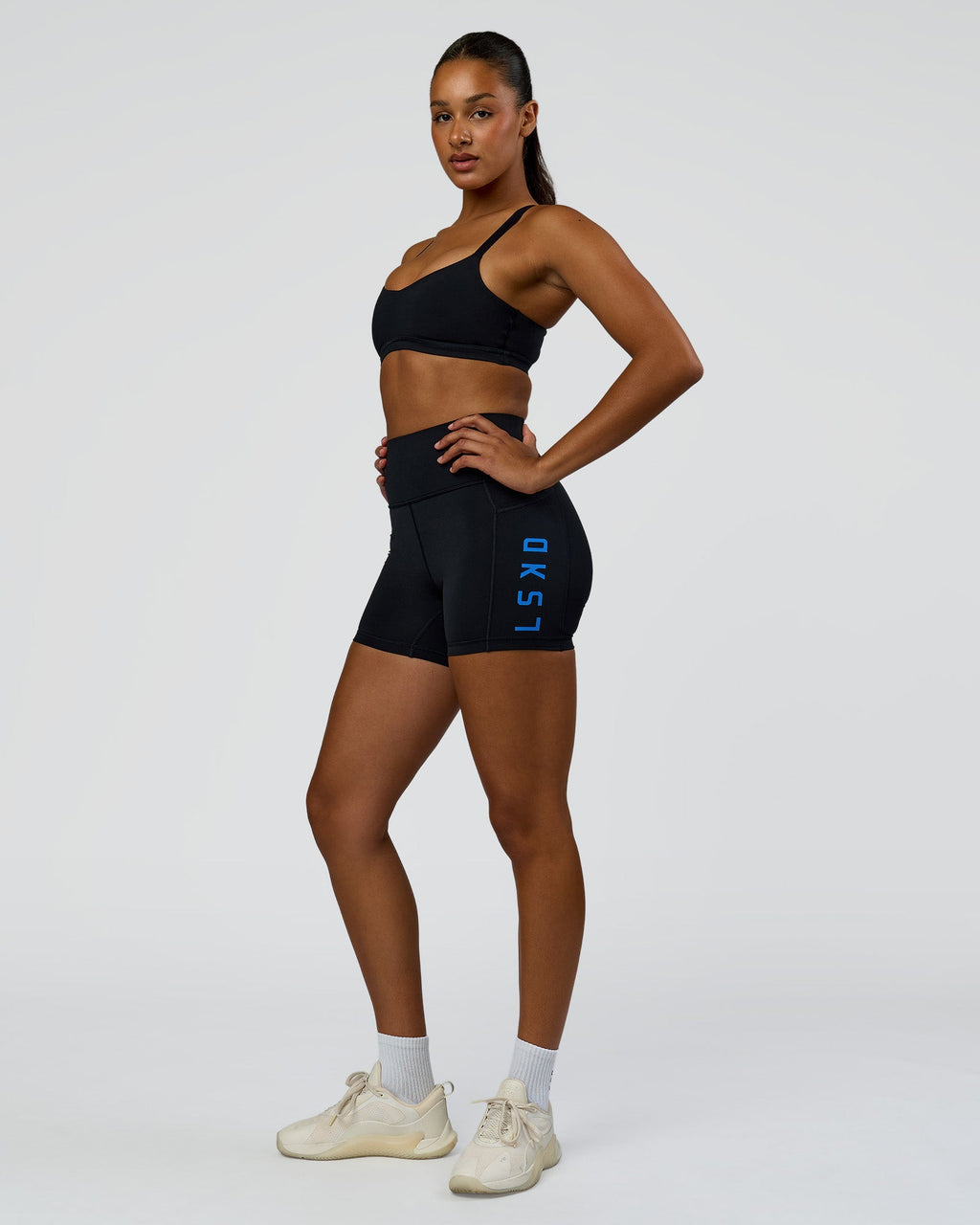 Rep Ultra High-Rise 4" Short Pockets - Black-Palace Blue