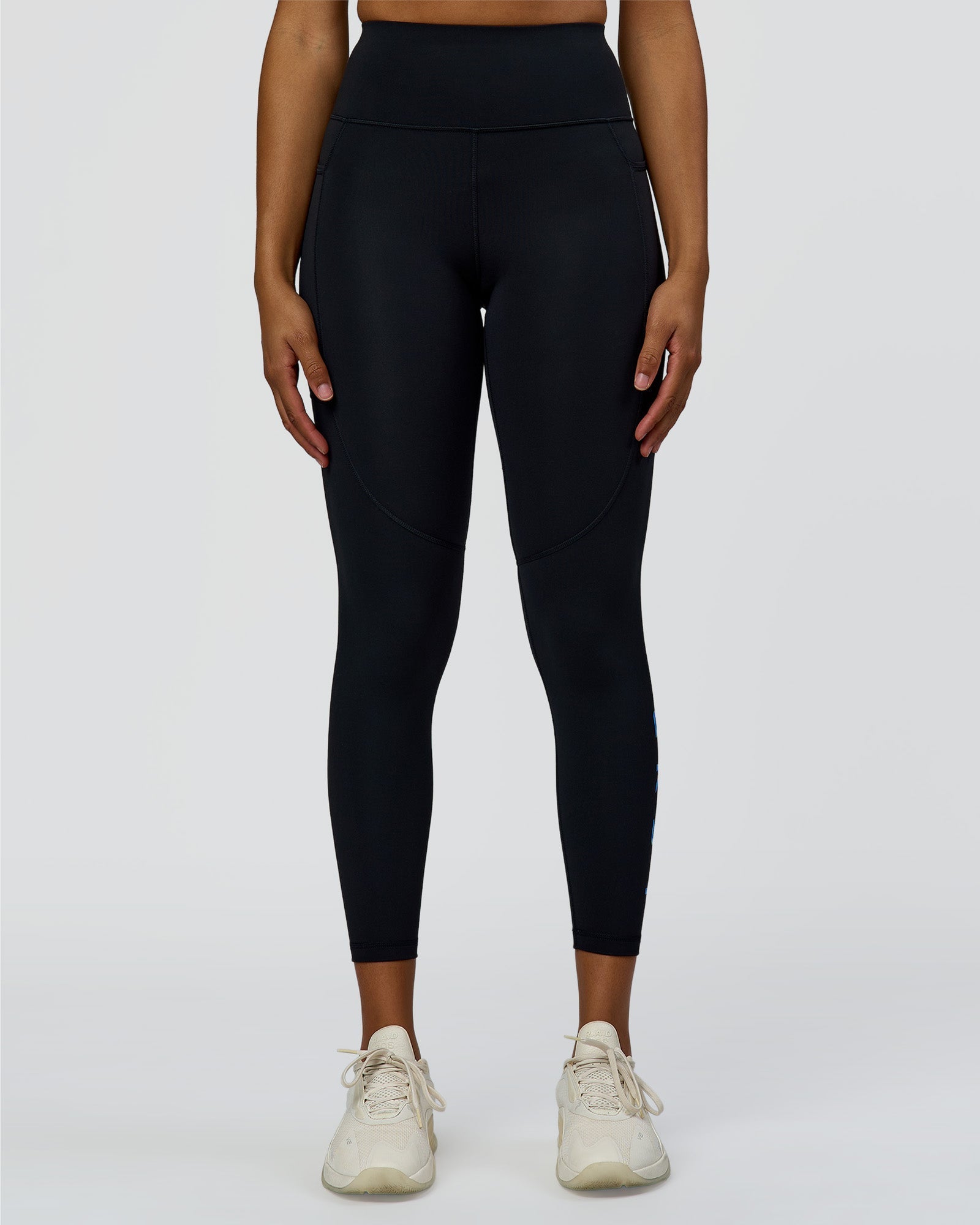 Rep Ultra High-Rise 7/8 Legging Pockets - Black-Palace Blue