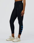 Rep Ultra High-Rise 7/8 Legging Pockets - Black-Palace Blue