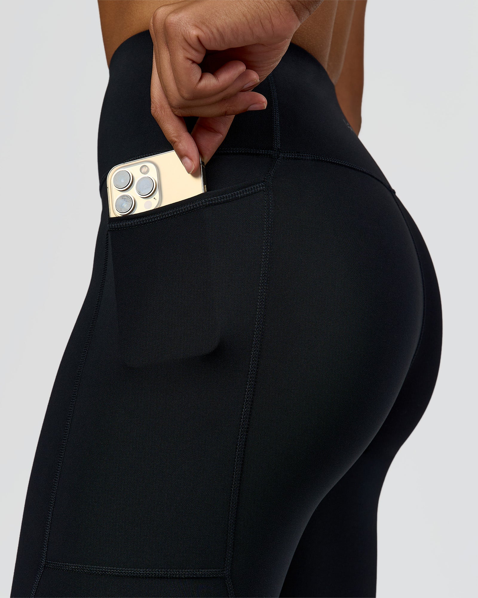 Rep Ultra High-Rise 7/8 Legging Pockets - Black-Palace Blue