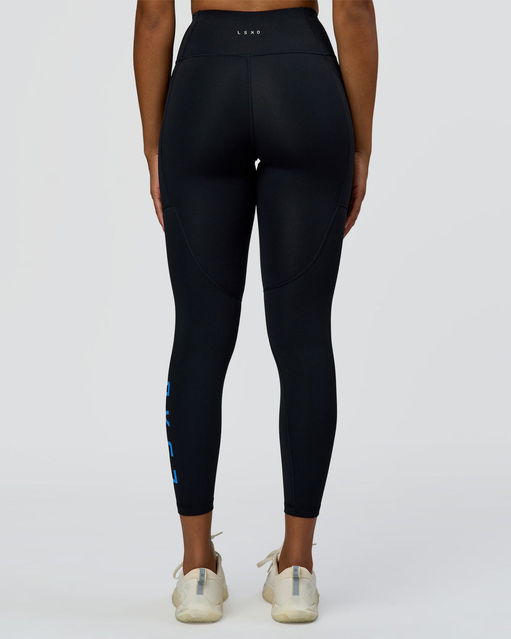 Rep Ultra High-Rise 7/8 Legging Pockets - Black-Palace Blue
