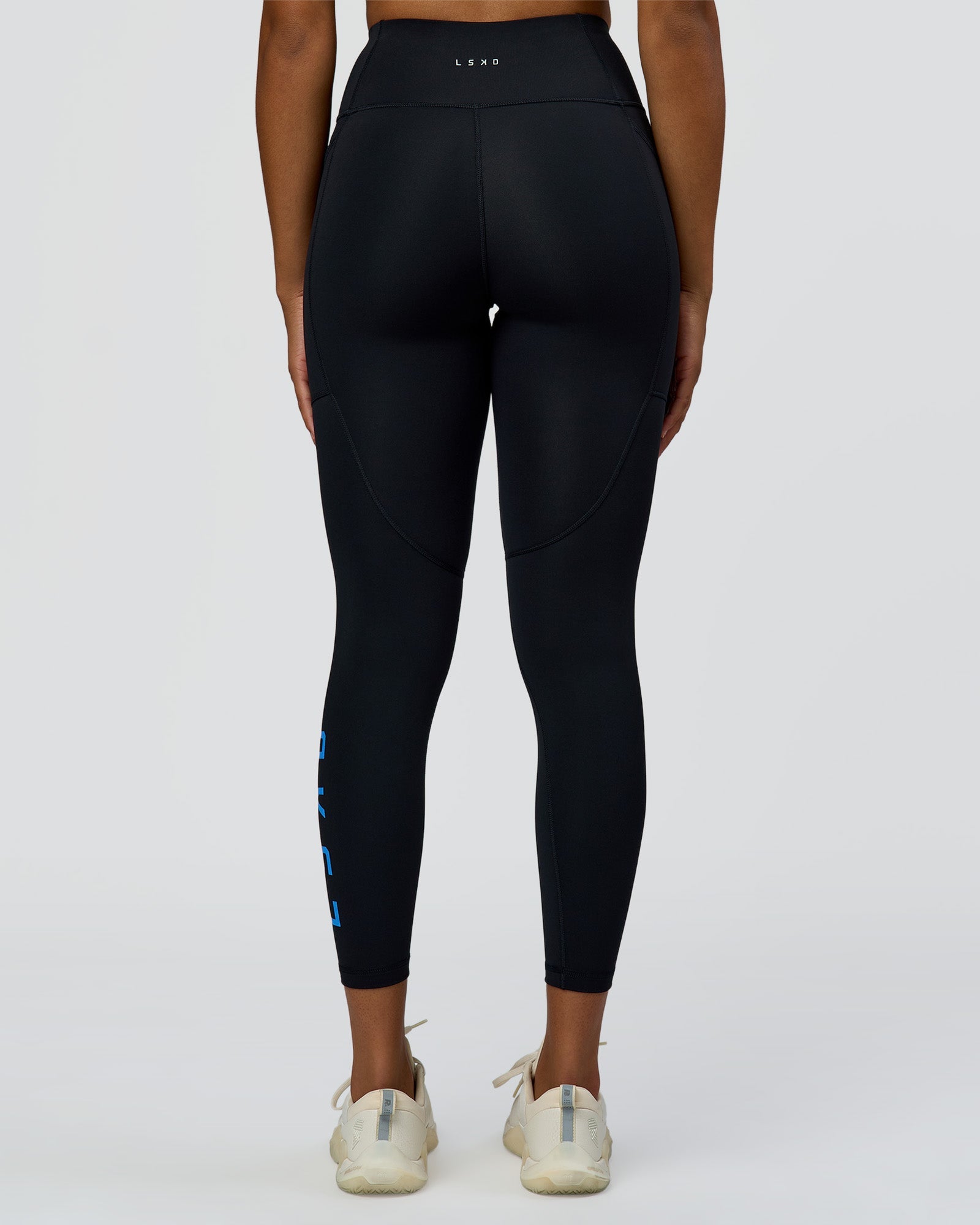 Rep Ultra High-Rise 7/8 Legging Pockets - Black-Palace Blue