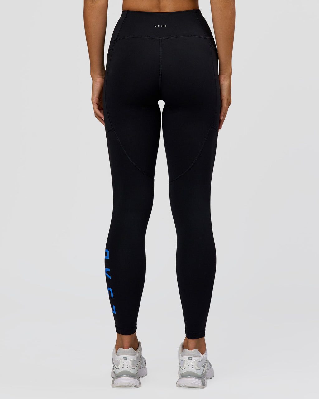 Rep Ultra High-Rise Full Length Legging Pockets - Black-Palace Blue