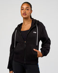 Run Fast Lift Heavy Hoodie - Black-White