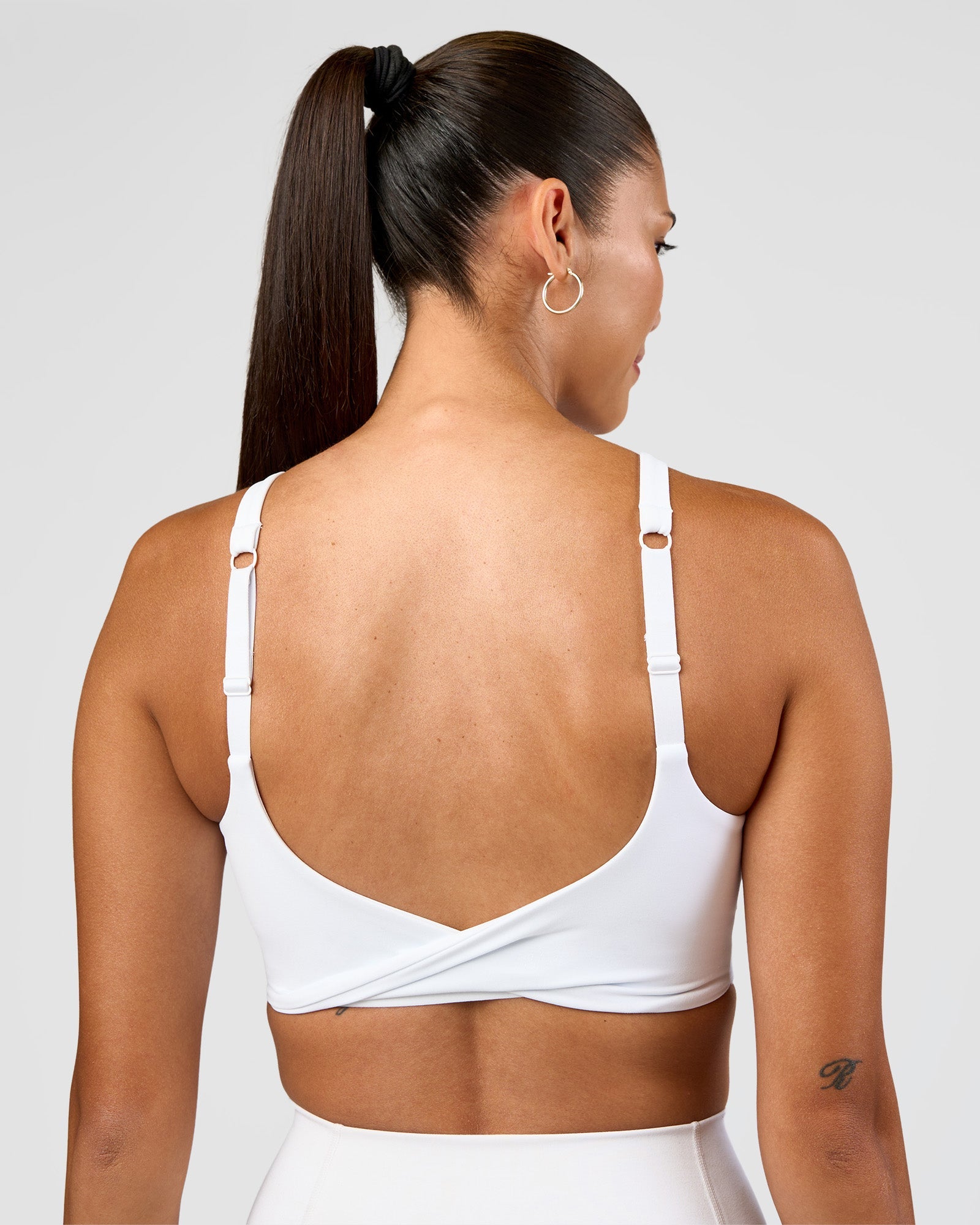 Twist Sports Bra D/DD/E - White