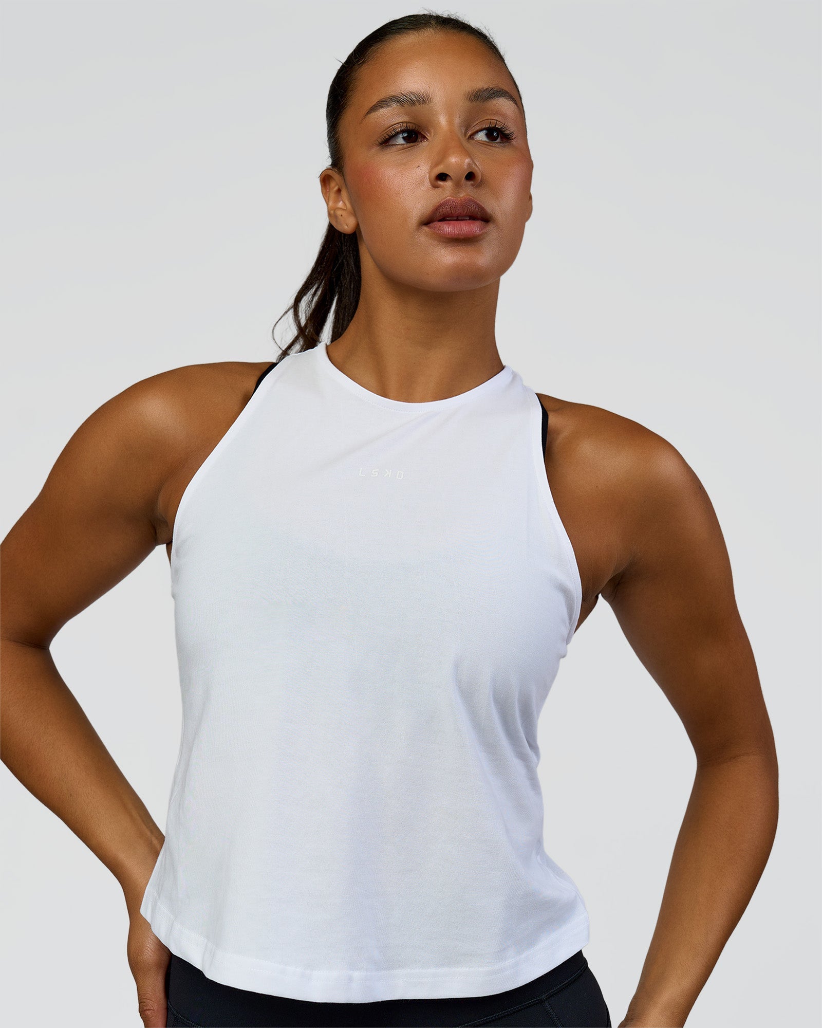 Wrap It Up FLXCotton Tank - White