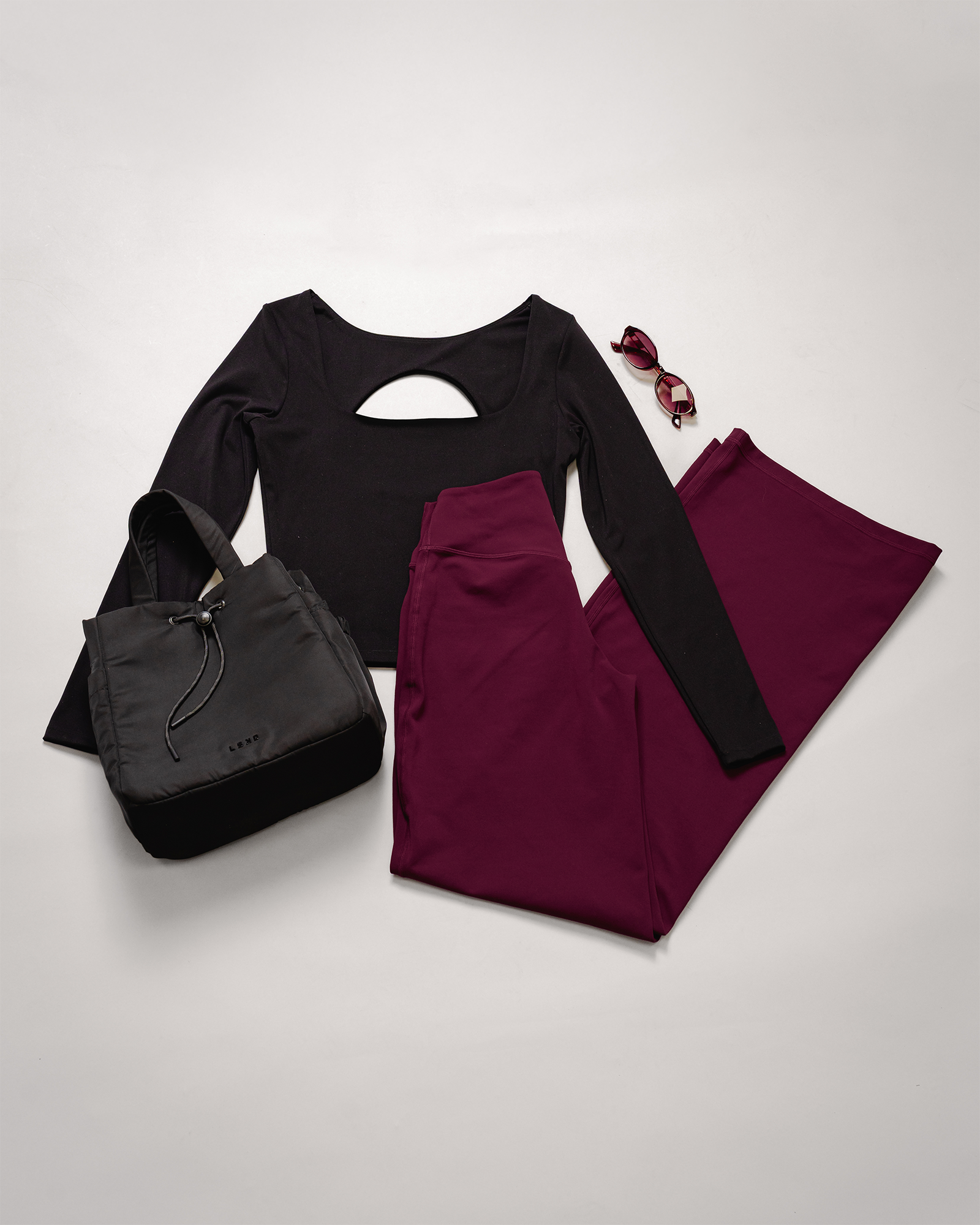 Show It Off Long Sleeve Top - Black