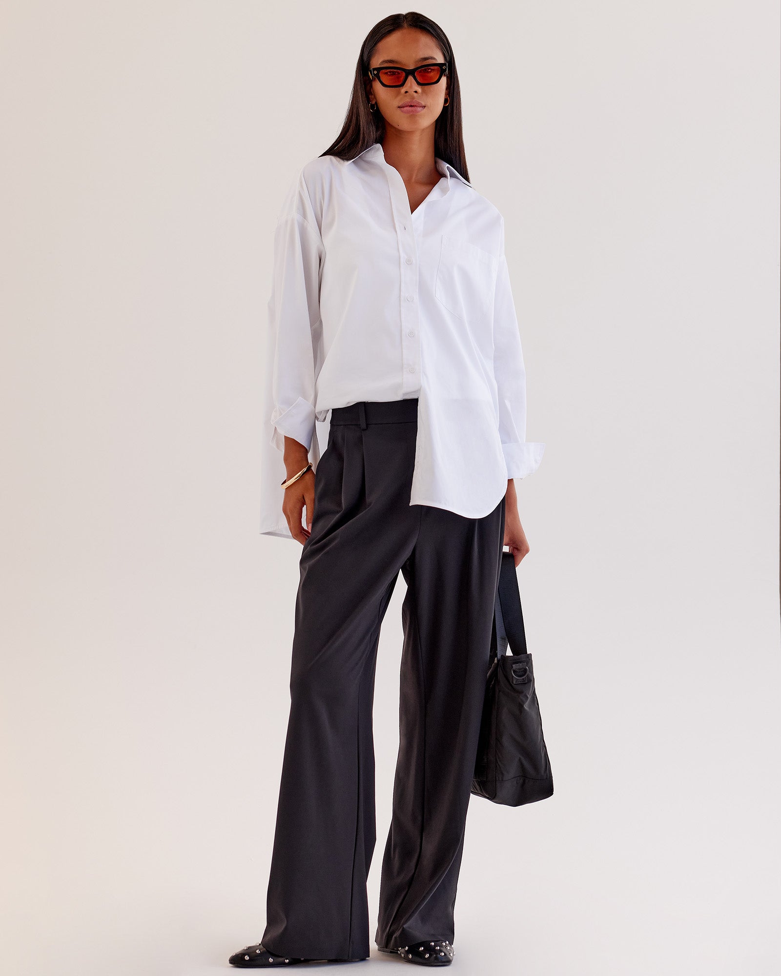 Go-To Oversized Shirt - White