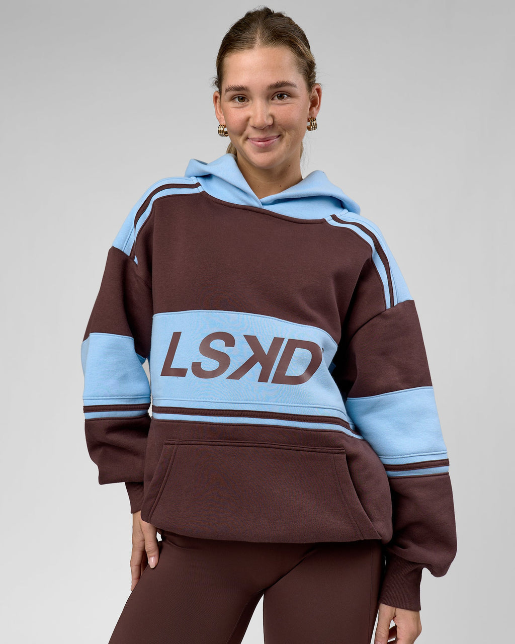 A-Team Oversized Hoodie - Hot Chocolate-Open Air