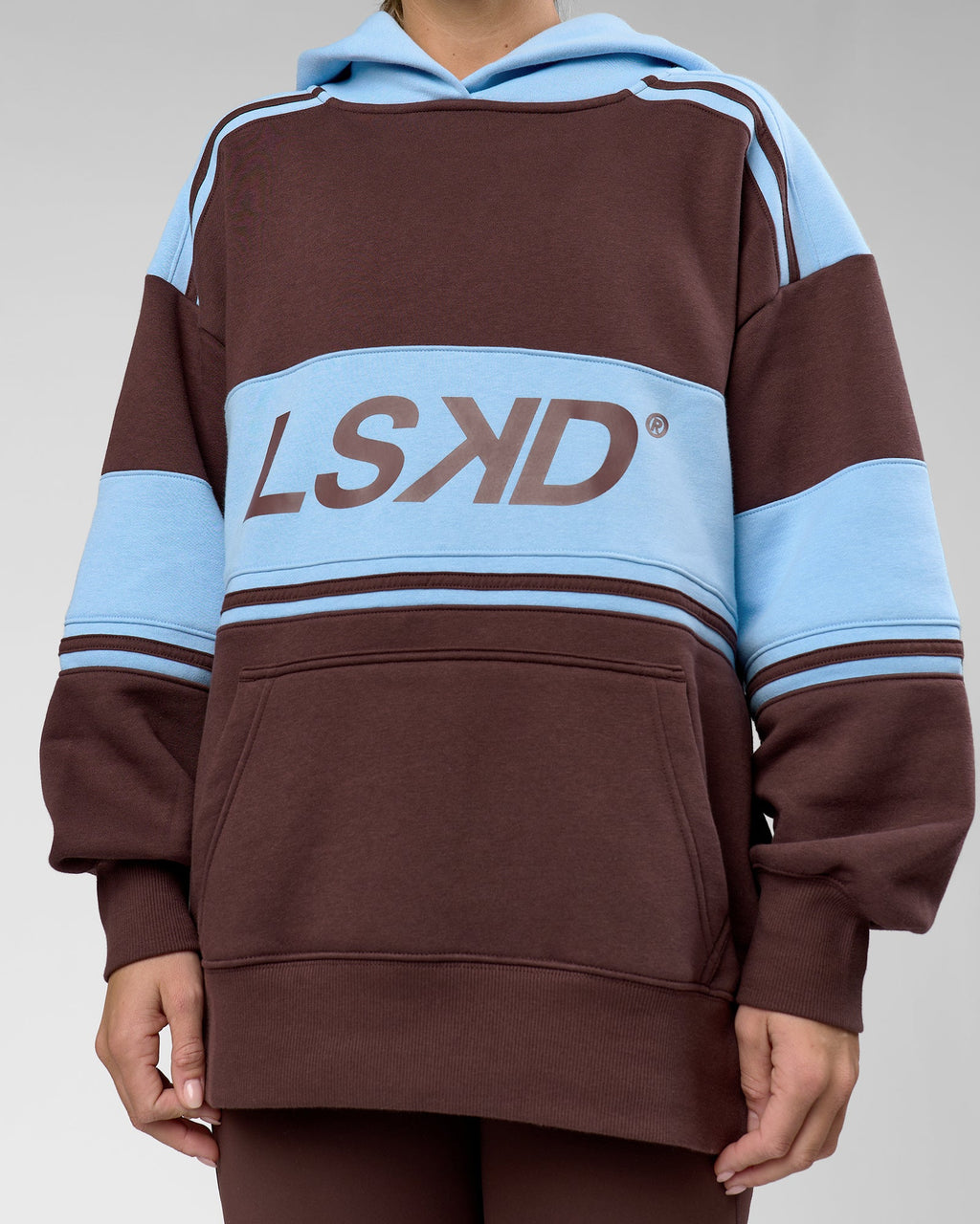 A-Team Oversized Hoodie - Hot Chocolate-Open Air