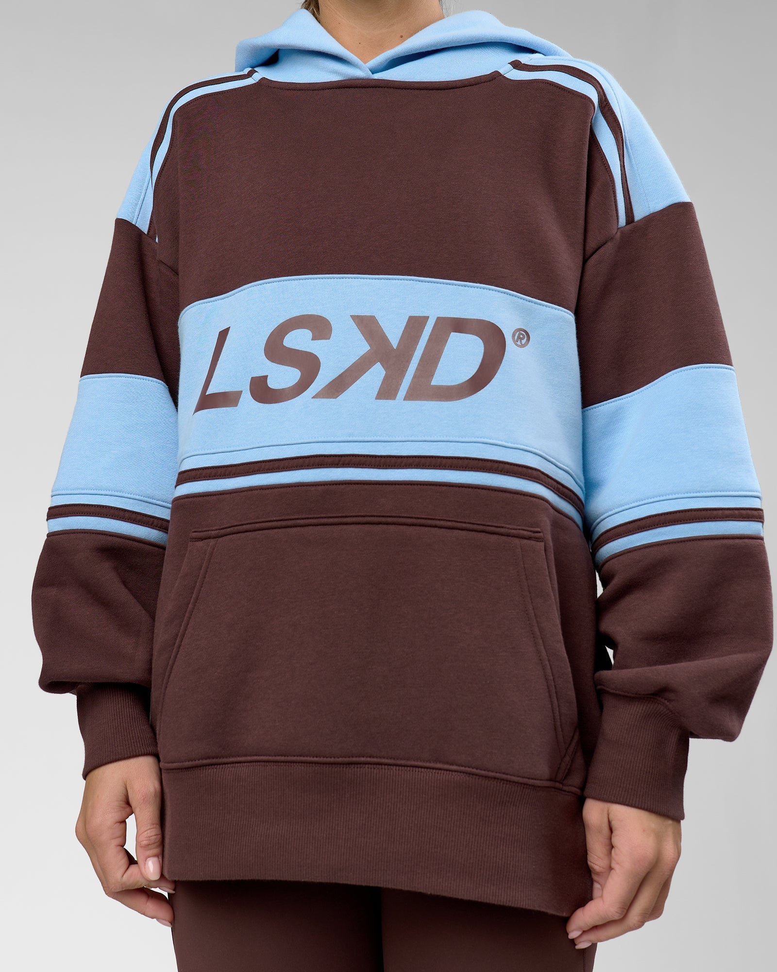 A-Team Oversized Hoodie - Hot Chocolate-Open Air