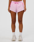 Accelerate 3" Mid-Rise Running Short - Candy Pink-Marshmallow