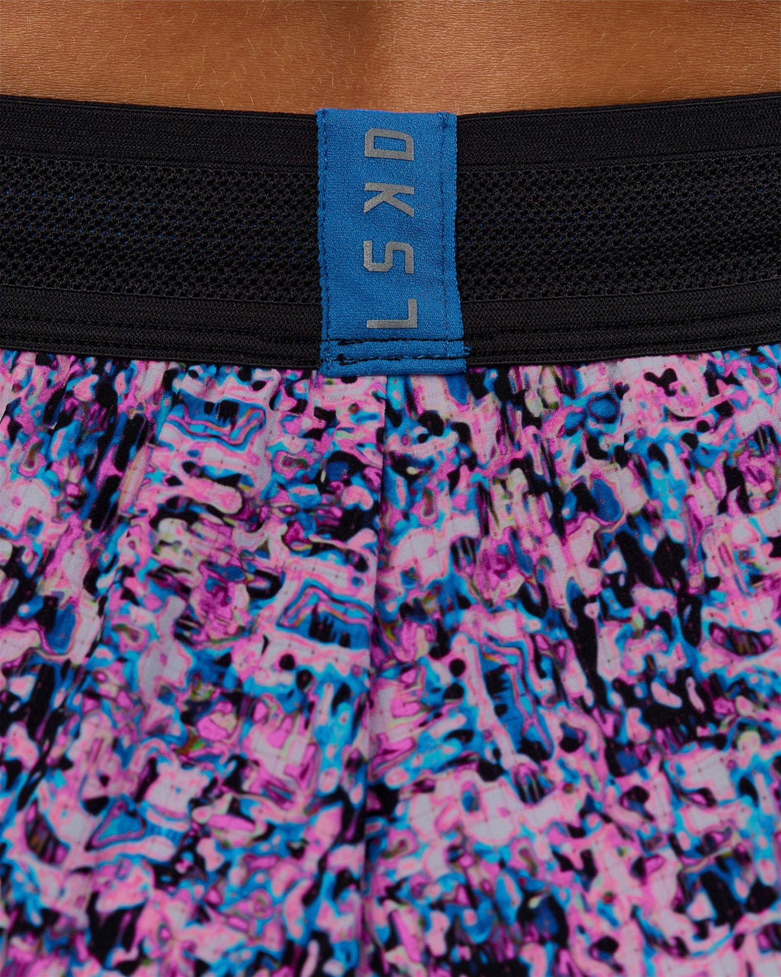 Accelerate 3" Mid-Rise Running Short - Energy Print Blue Multi