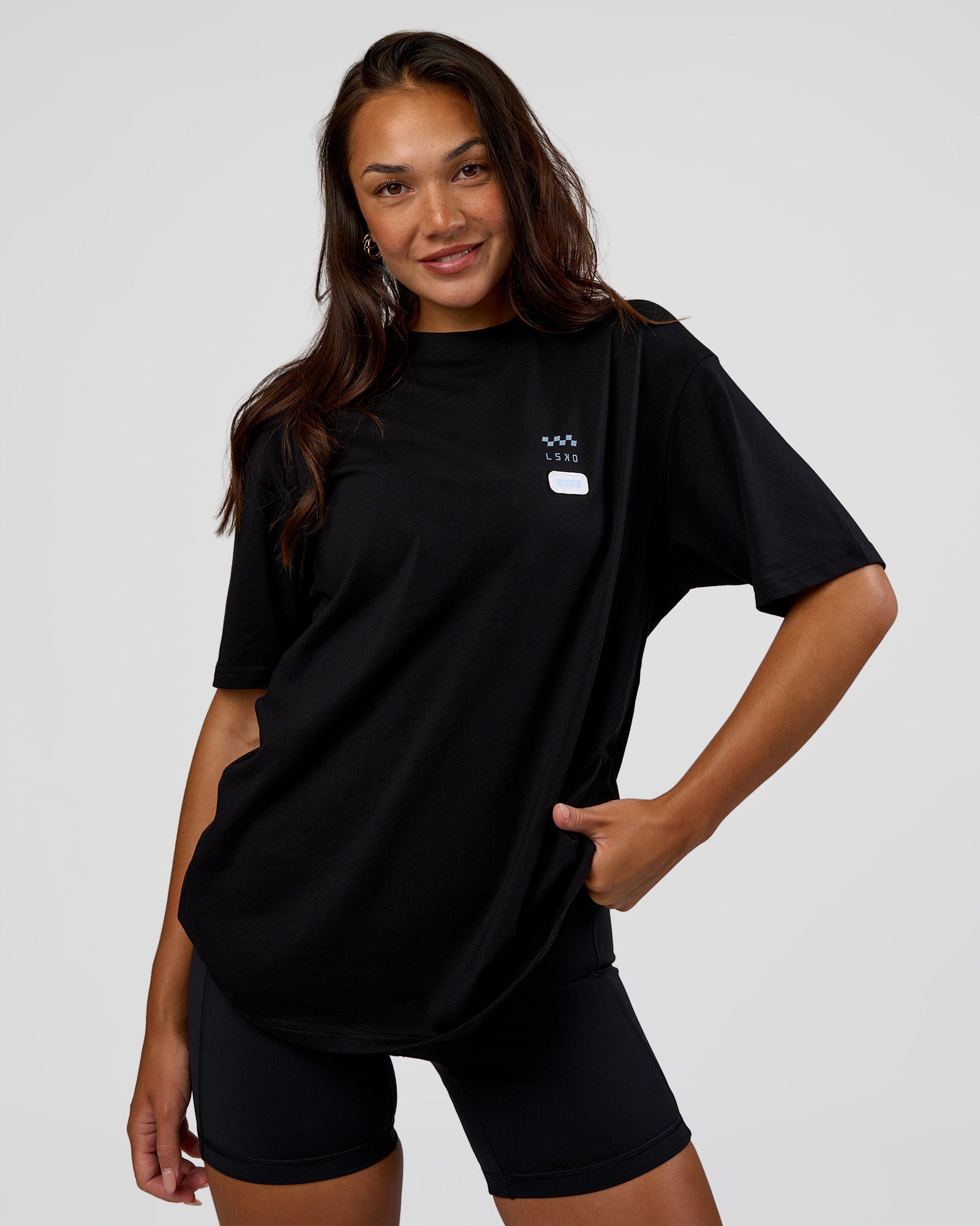 Archive FLXCotton Oversized Tee - Black-Open Air