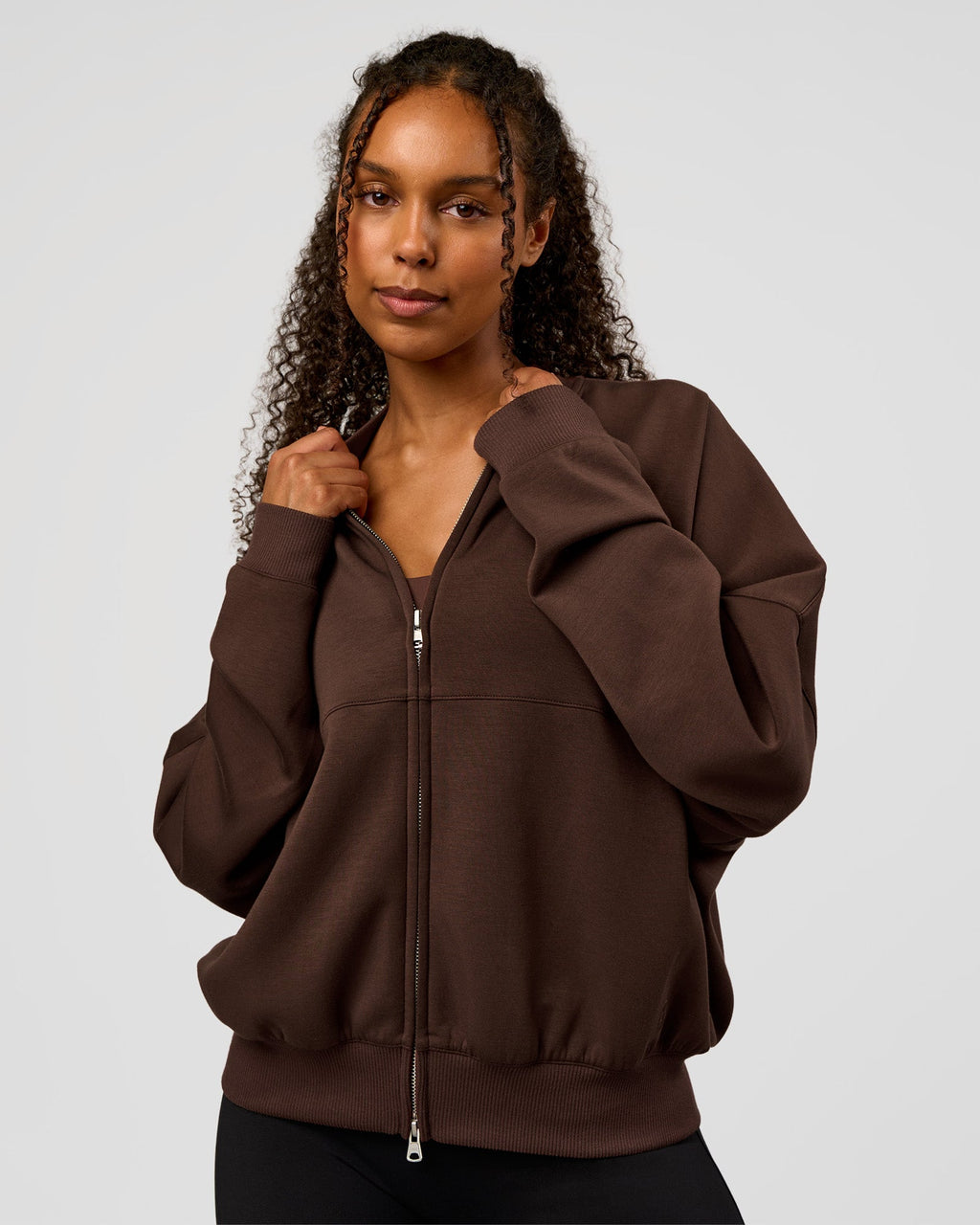 CF Elevate SoftTouch Bomber - Hot Chocolate