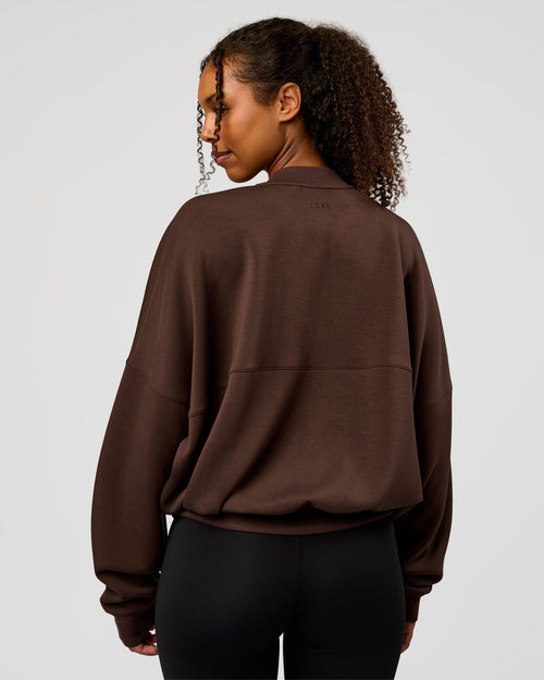 CF Elevate SoftTouch Bomber - Hot Chocolate