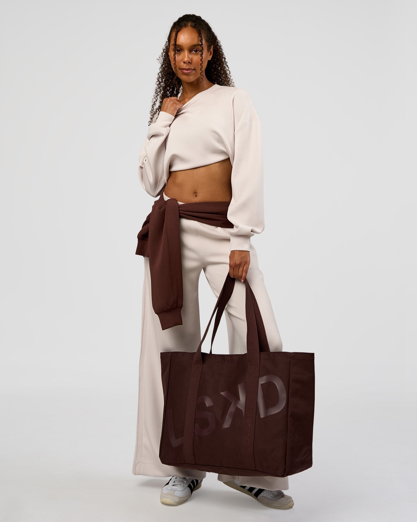 CF Elevate SoftTouch Pintuck Sweater  - Clay