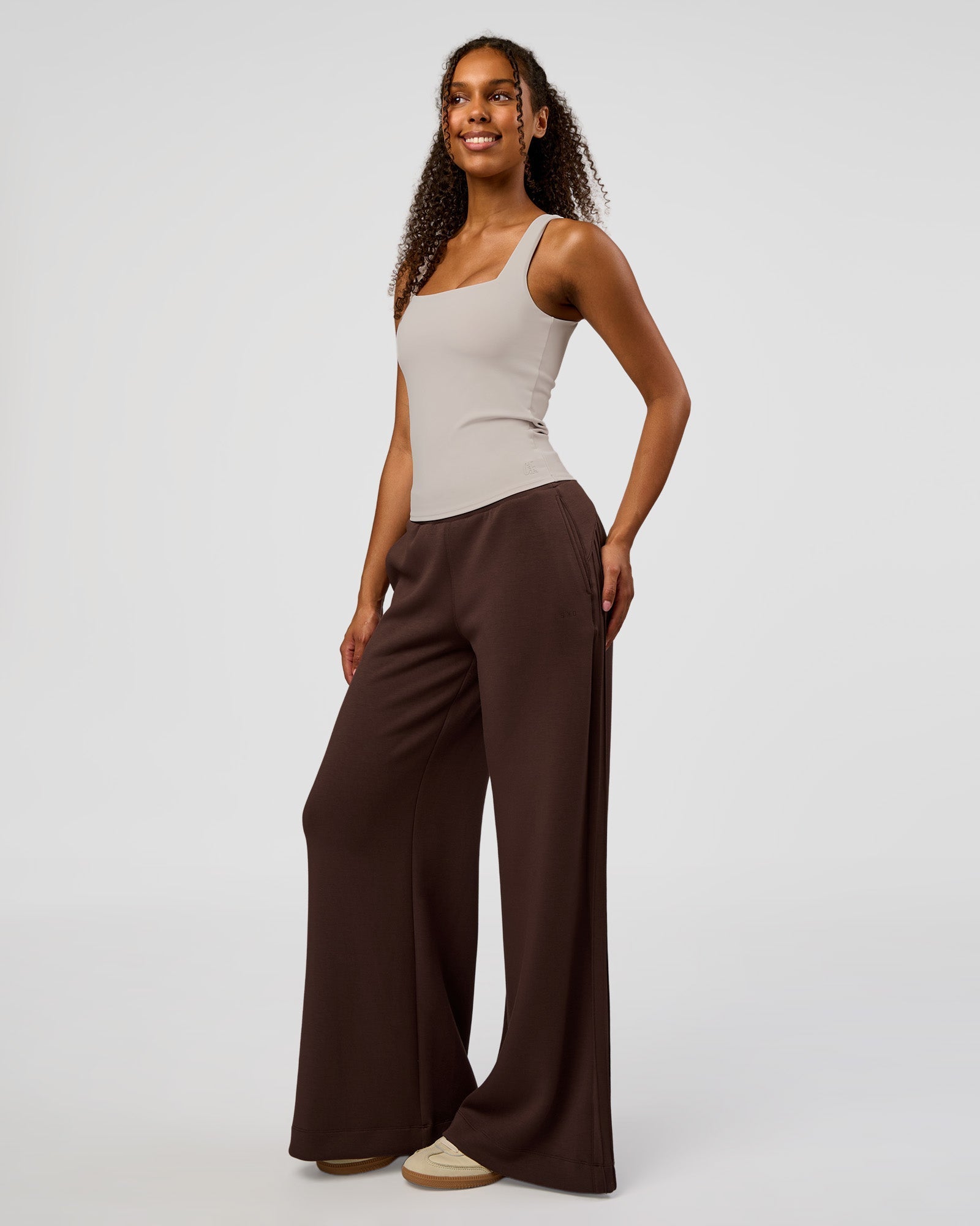 CF Train Hard Shelf Bra Tank - Clay