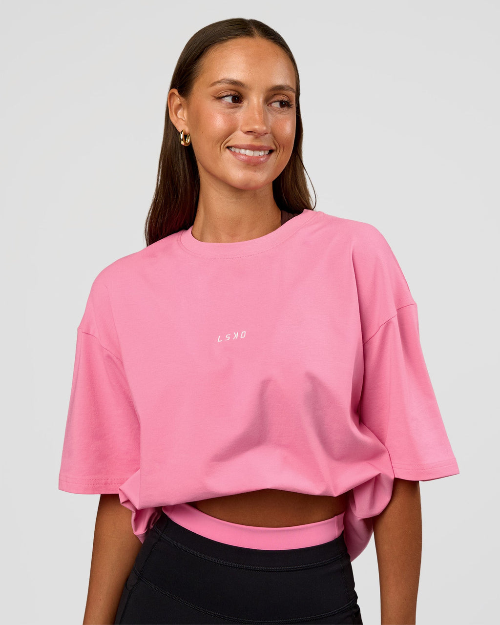 CFT BNE 26 FLXCotton Oversized Tee - Candy Pink