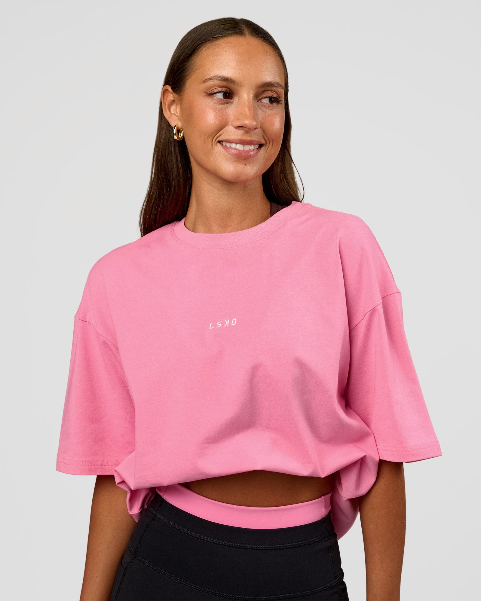CFT BNE 26 FLXCotton Oversized Tee - Candy Pink