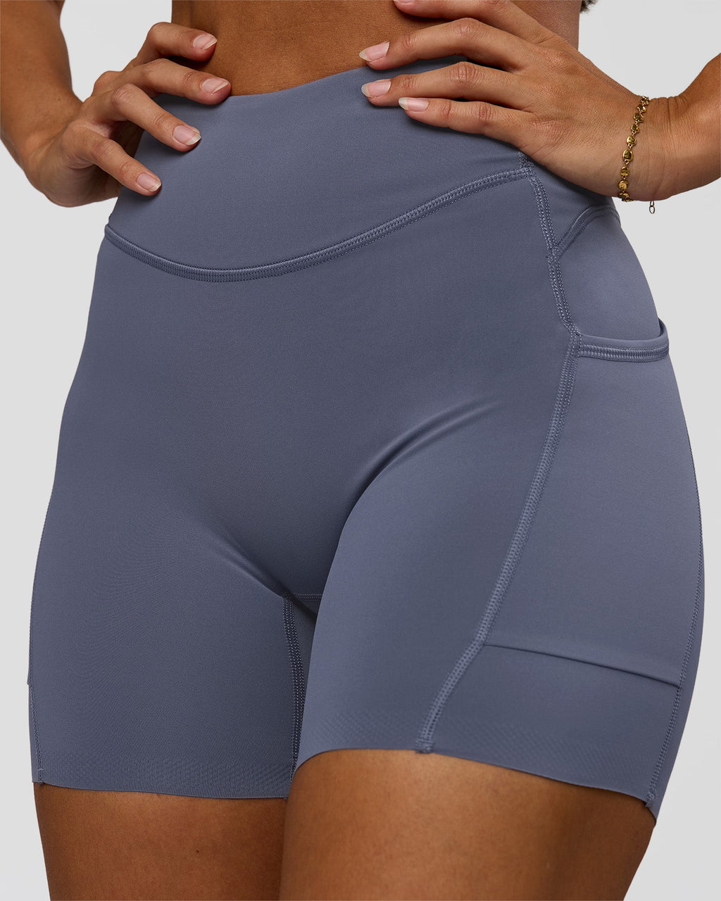Elite Run High-Rise 5" Short Pockets - Night Shadow