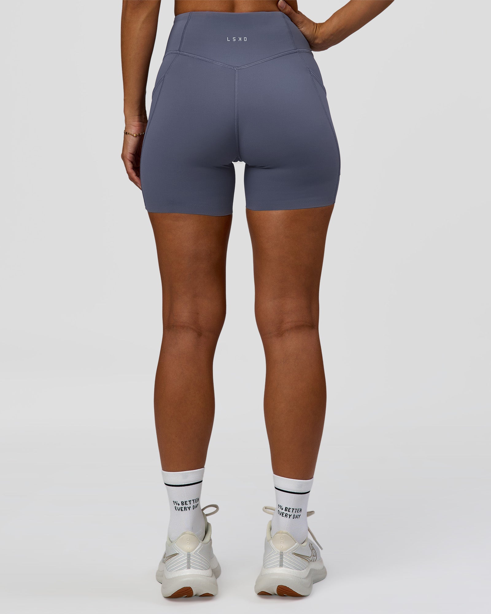 Elite Run High-Rise 5" Short Pockets - Night Shadow